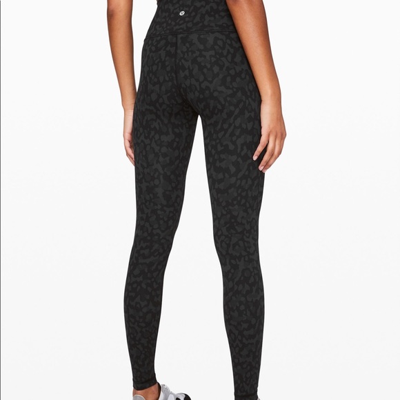 LULULEMON WONDER UNDER HIGHRISE LEOPARD CAMO TIGHT - Picture 2 of 2